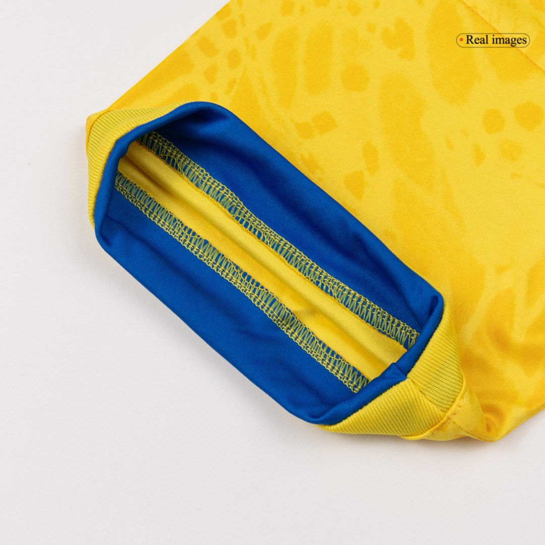 Colombia Home Soccer Jersey Kit(Jersey+Shorts) World Cup 2026 Yellow