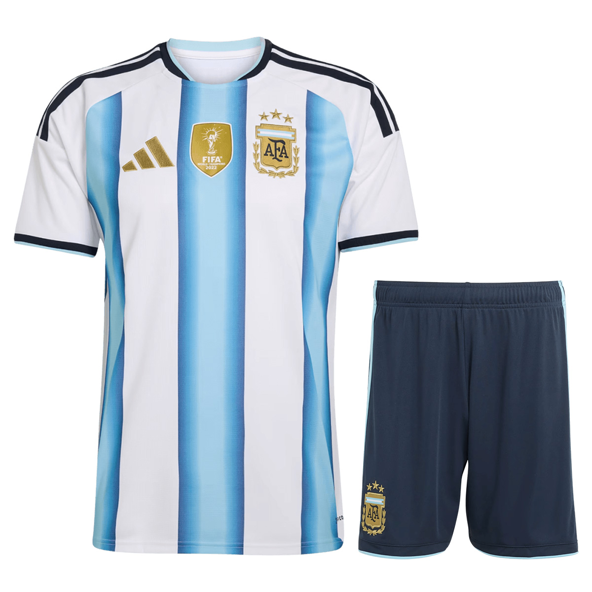 Argentina Home Soccer Jersey Kit(Jersey+Shorts) World Cup 2026 Blue&White