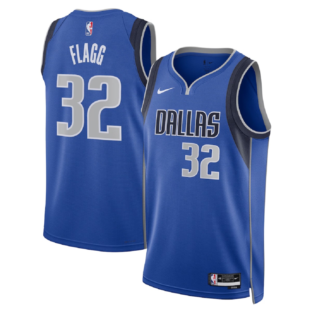 Men's Dallas Mavericks Cooper Flagg Nike Blue Swingman Jersey - Icon Edition
