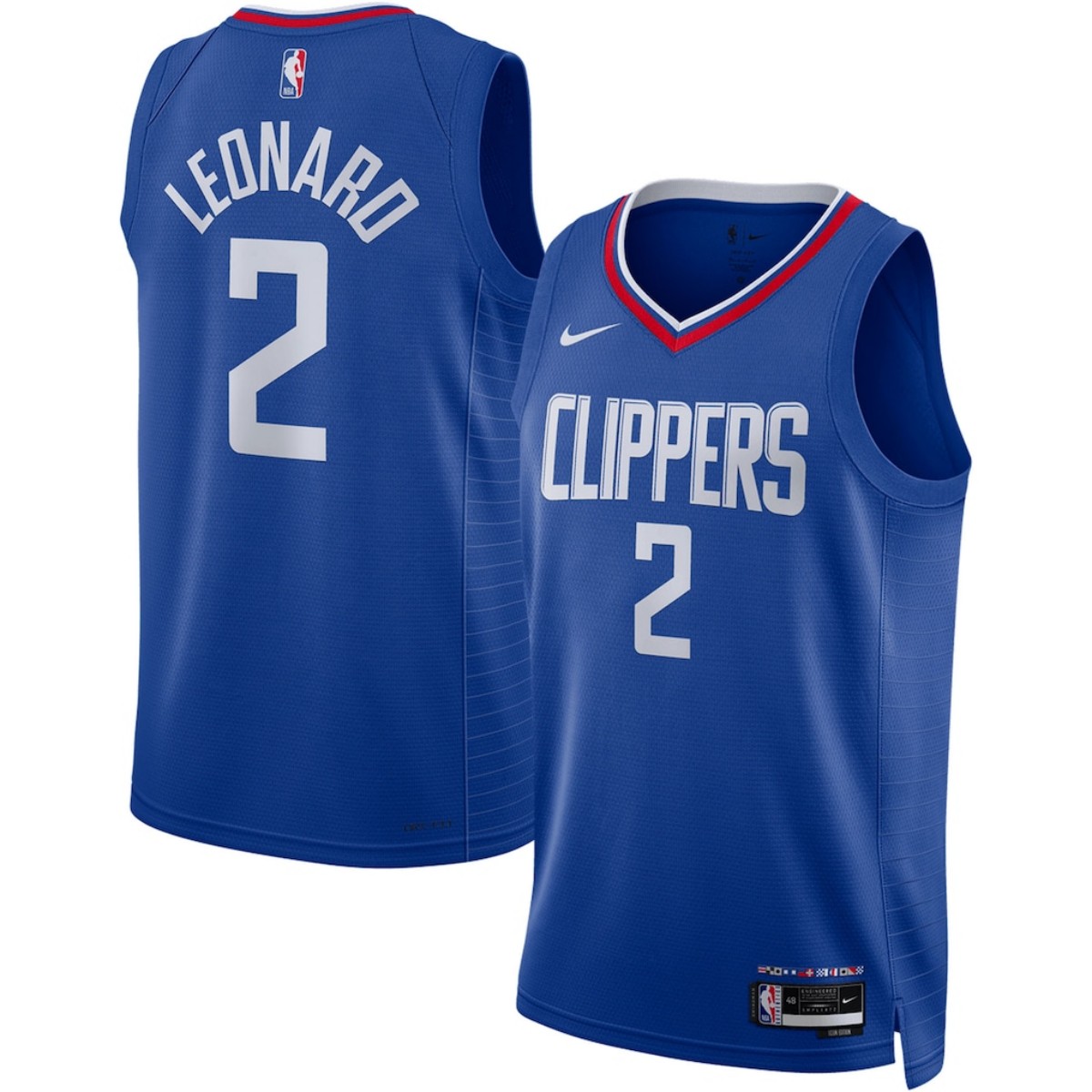 Men's LA Clippers Kawhi Leonard Nike Royal Swingman Jersey - Icon Edition