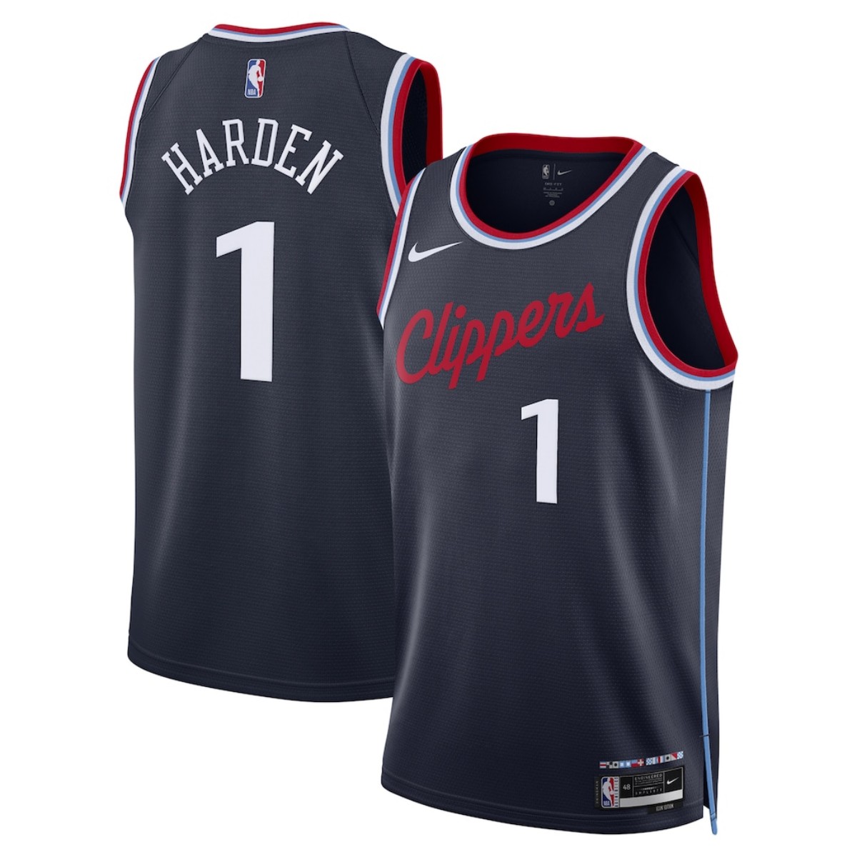 Men's LA Clippers James Harden Nike Navy 2024/25 Swingman Jersey - Icon Edition