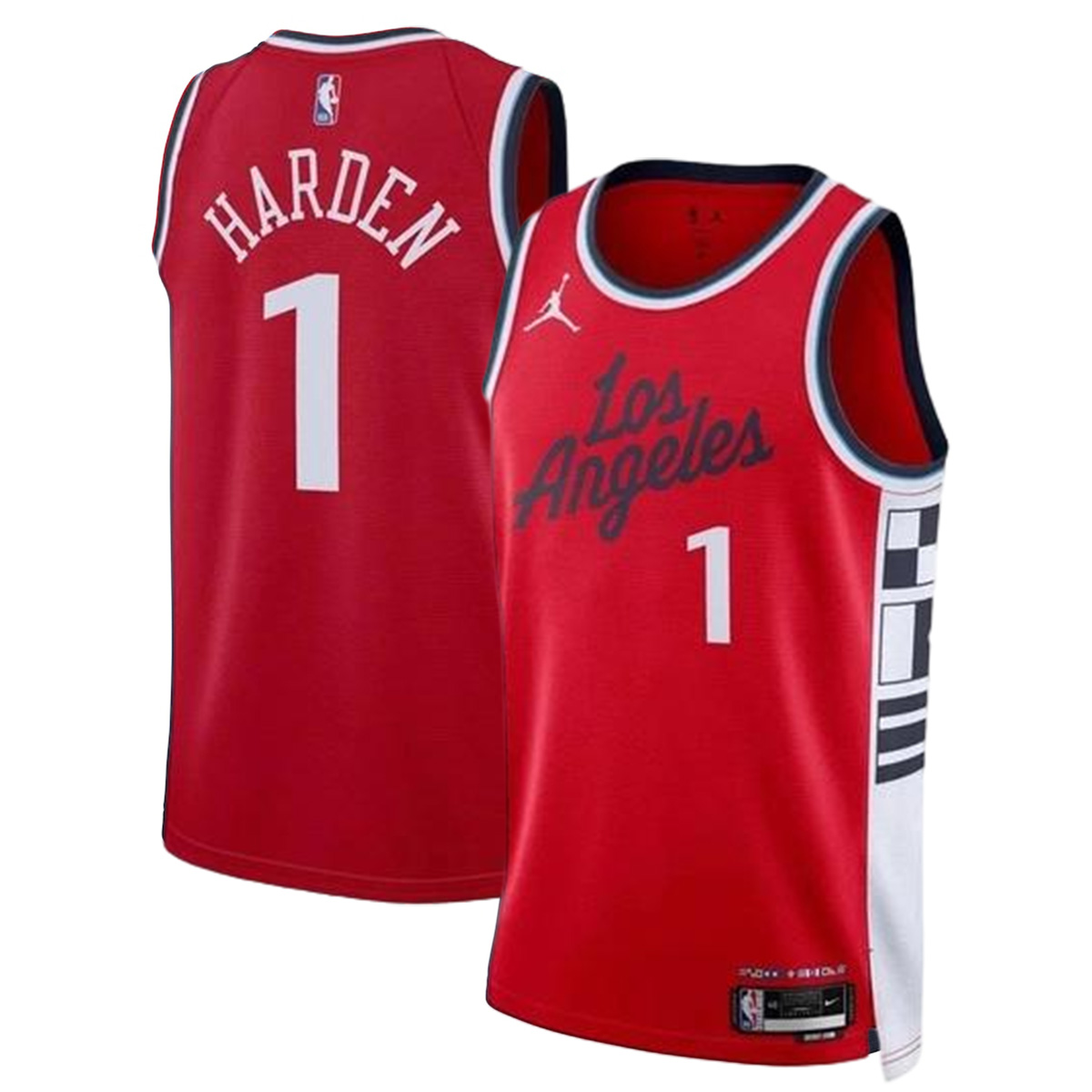 Men's LA Clippers James Harden Jordan Brand Red 2024/25 Swingman Jersey - Statement Edition