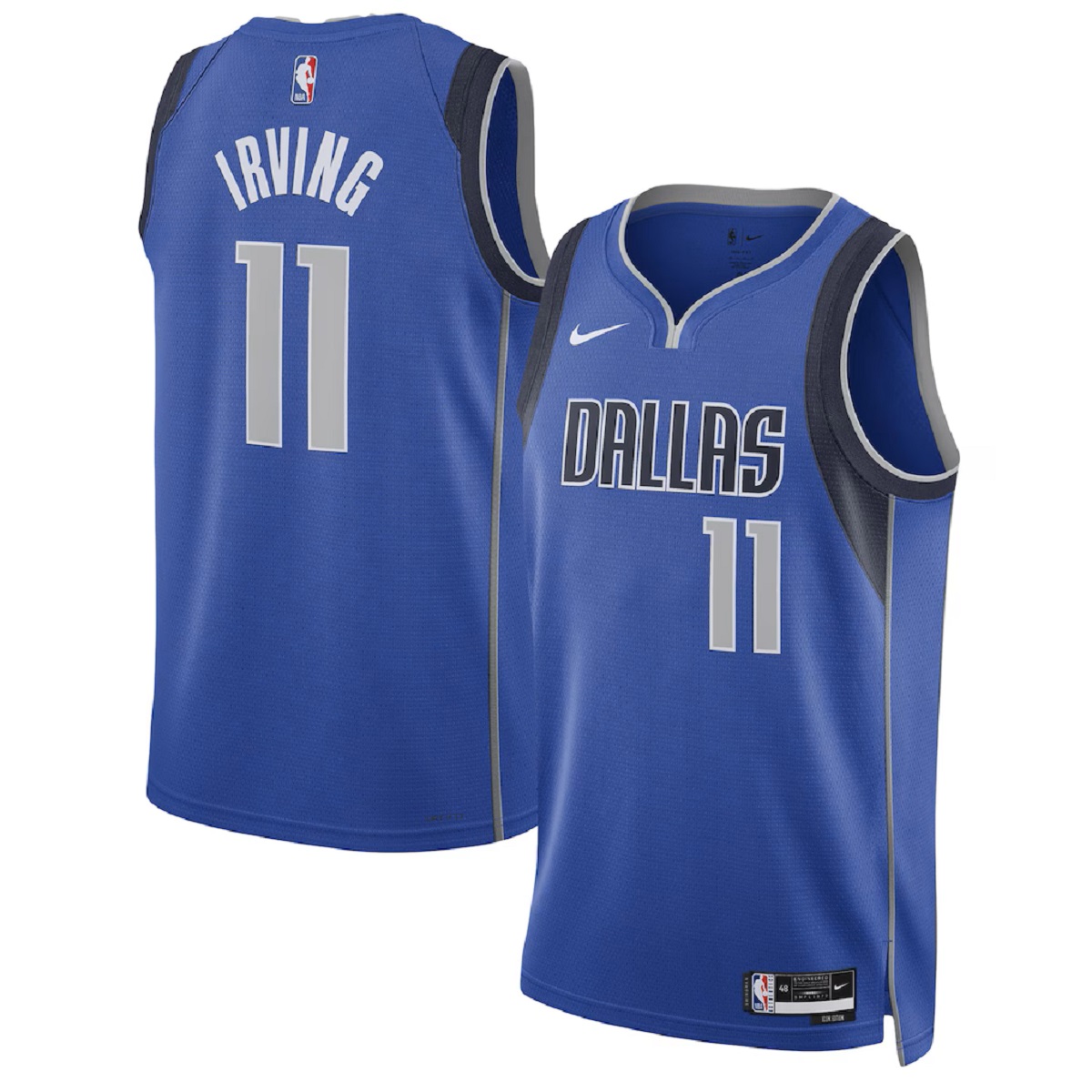 Men's Dallas Mavericks Kyrie Irving Nike Blue Swingman Jersey - Icon Edition