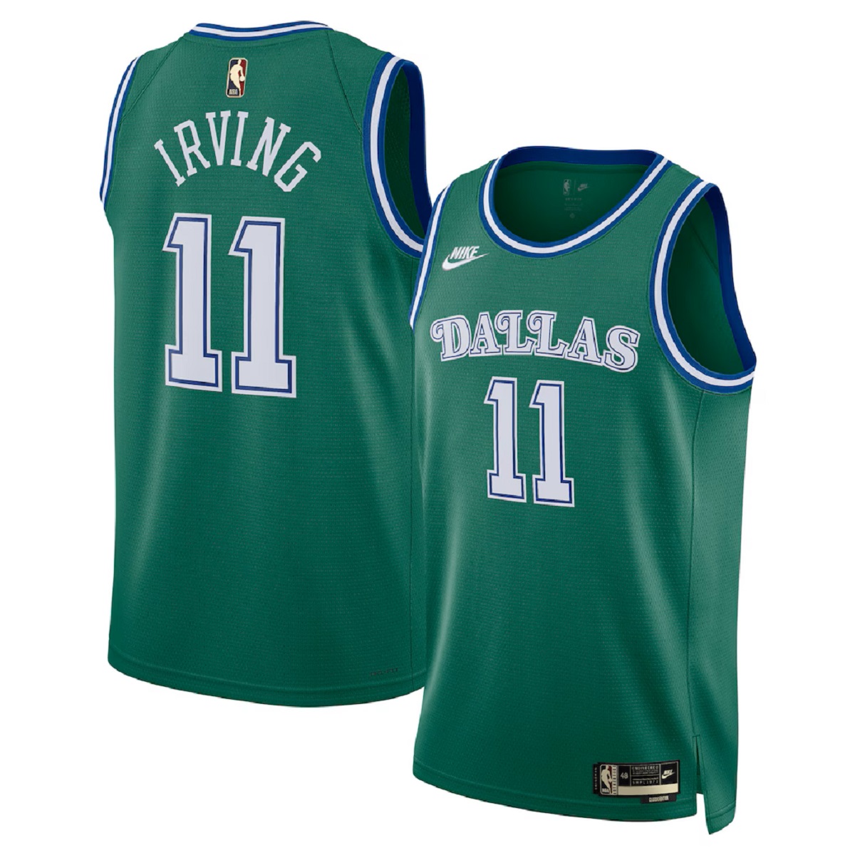 Men's Dallas Mavericks Kyrie Irving Nike Green Swingman Jersey - Classic Edition