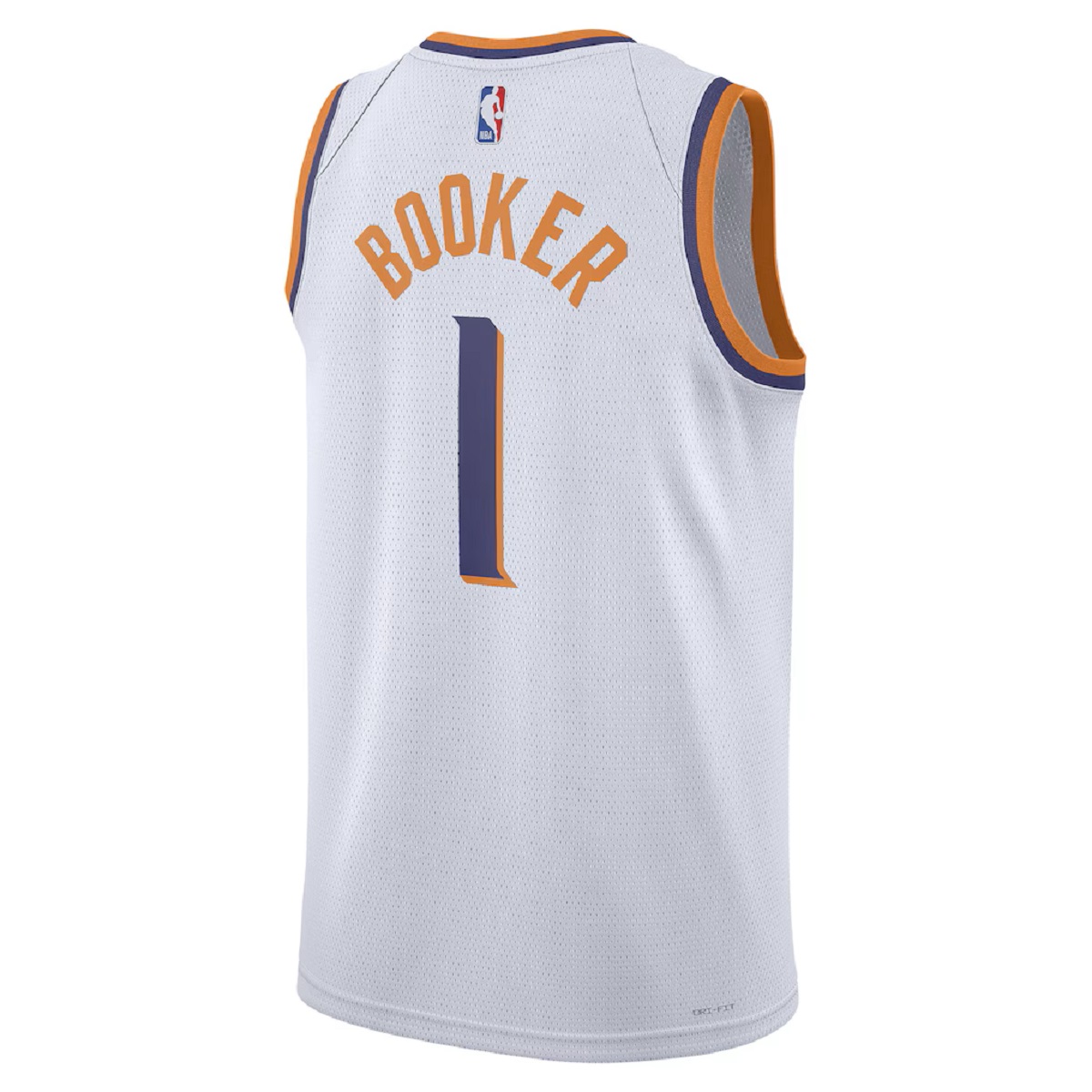 Men's Phoenix Suns Devin Booker Nike White Swingman Jersey - Association Edition