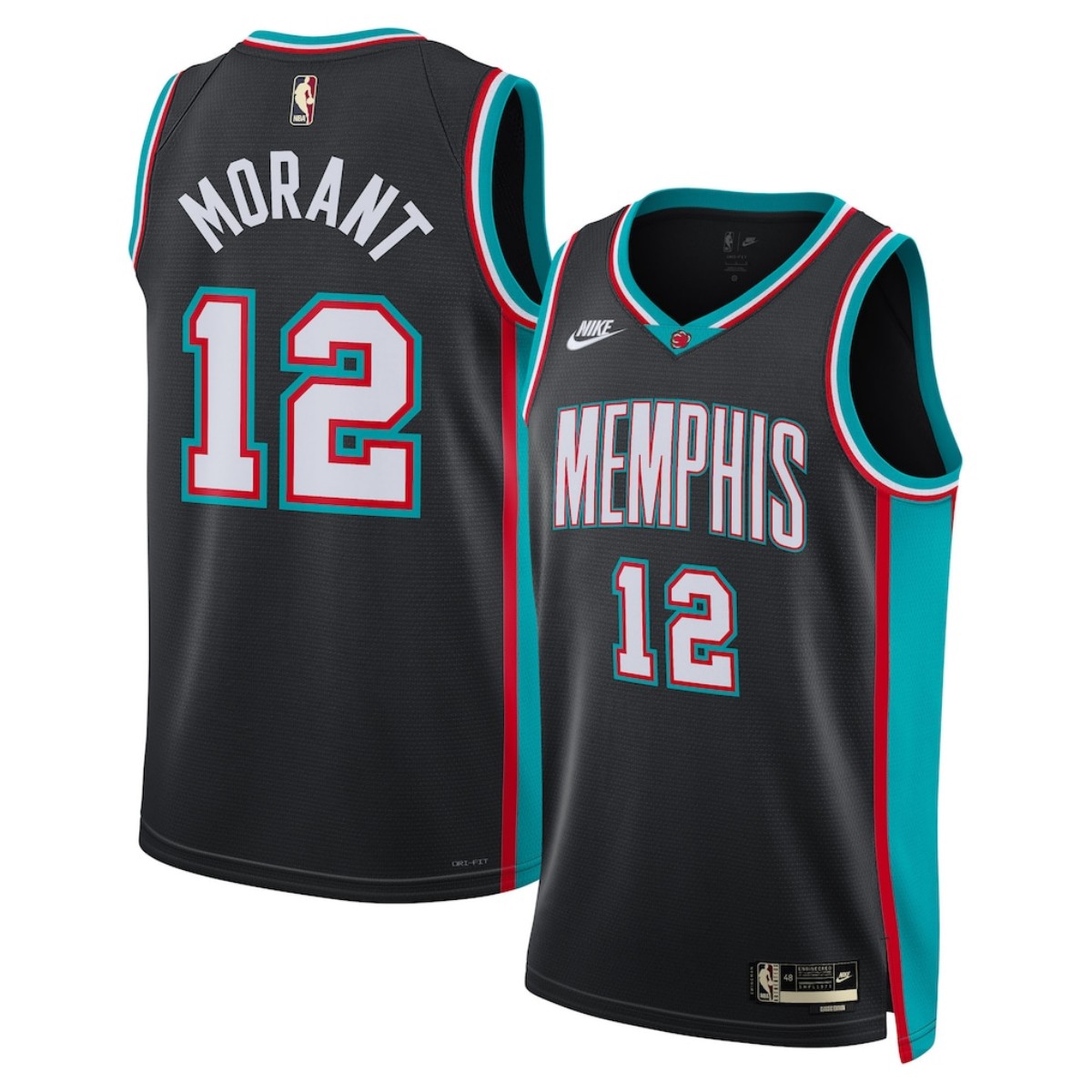 Men's Memphis Grizzlies Ja Morant Nike Black Swingman Jersey - Classic Edition