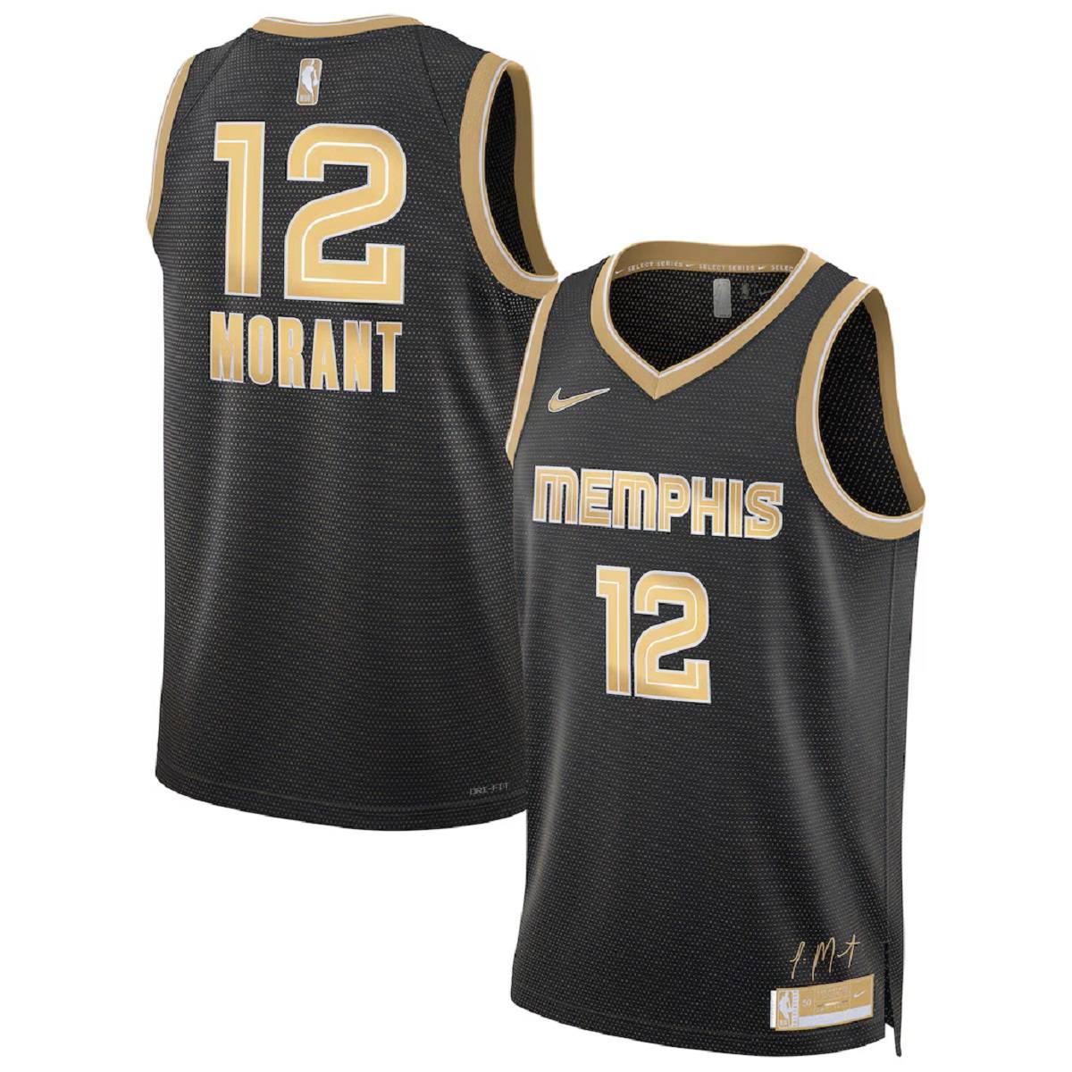 Men's Memphis Grizzlies Ja Morant Nike White Swingman Jersey - Association Edition