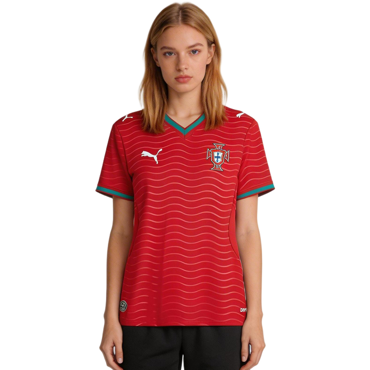 Women's Portugal Home Soccer Jersey World Cup 2026 Red