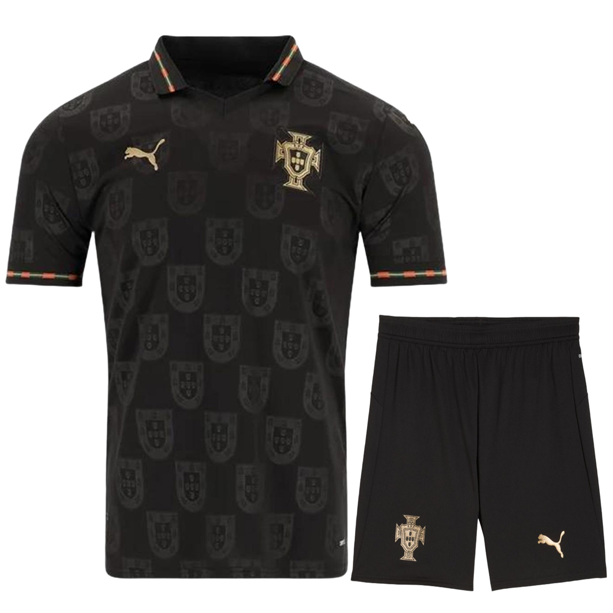 Portugal Concept Special Edition Jersey Kit(Jersey+Shorts) World Cup 2026 Black