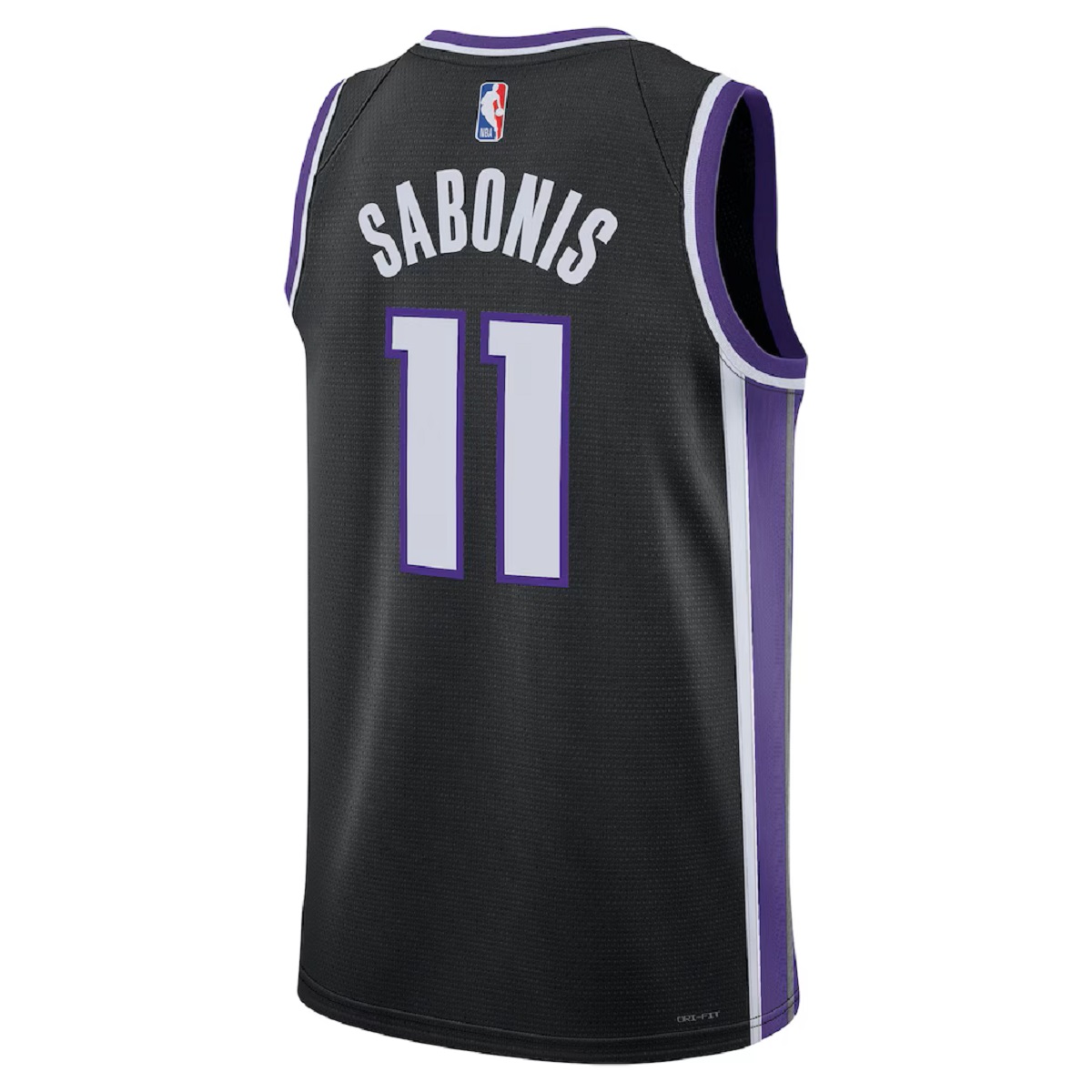 Men's Sacramento Kings Domantas Sabonis #11 Black Swingman Jersey - Icon Edition
