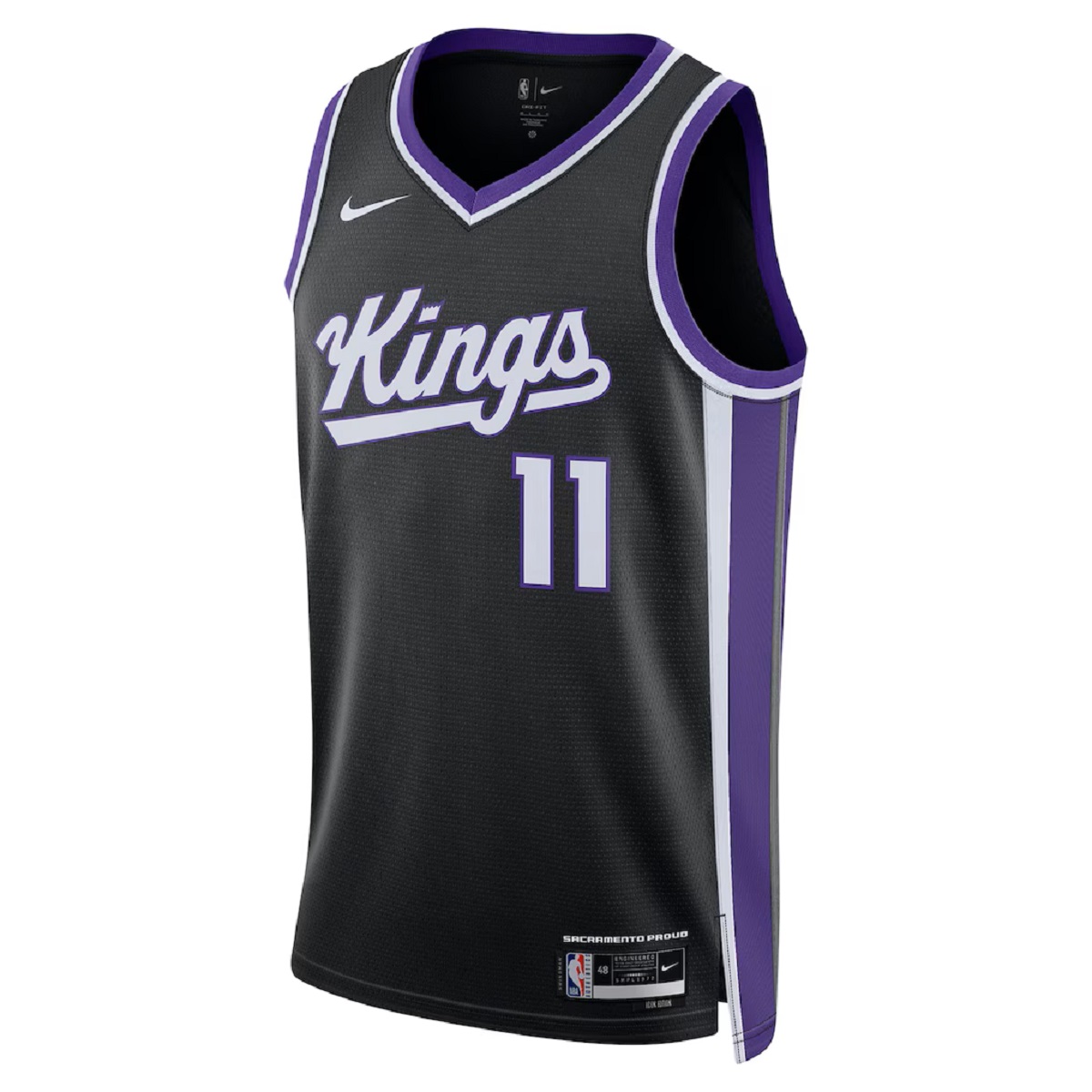 Men's Sacramento Kings Domantas Sabonis #11 Black Swingman Jersey - Icon Edition
