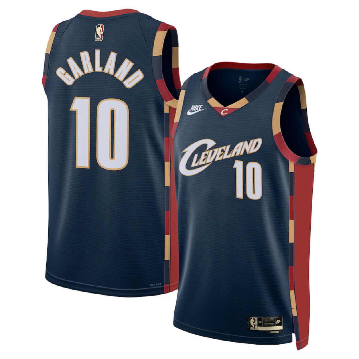 Men's Cleveland Cavaliers Darius Garland Nike Navy Swingman Jersey - Classic Edition
