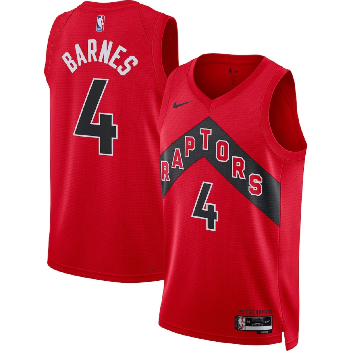 Men's Toronto Raptors Scottie Barnes Jordan Brand Black Swingman Jersey - Statement Edition
