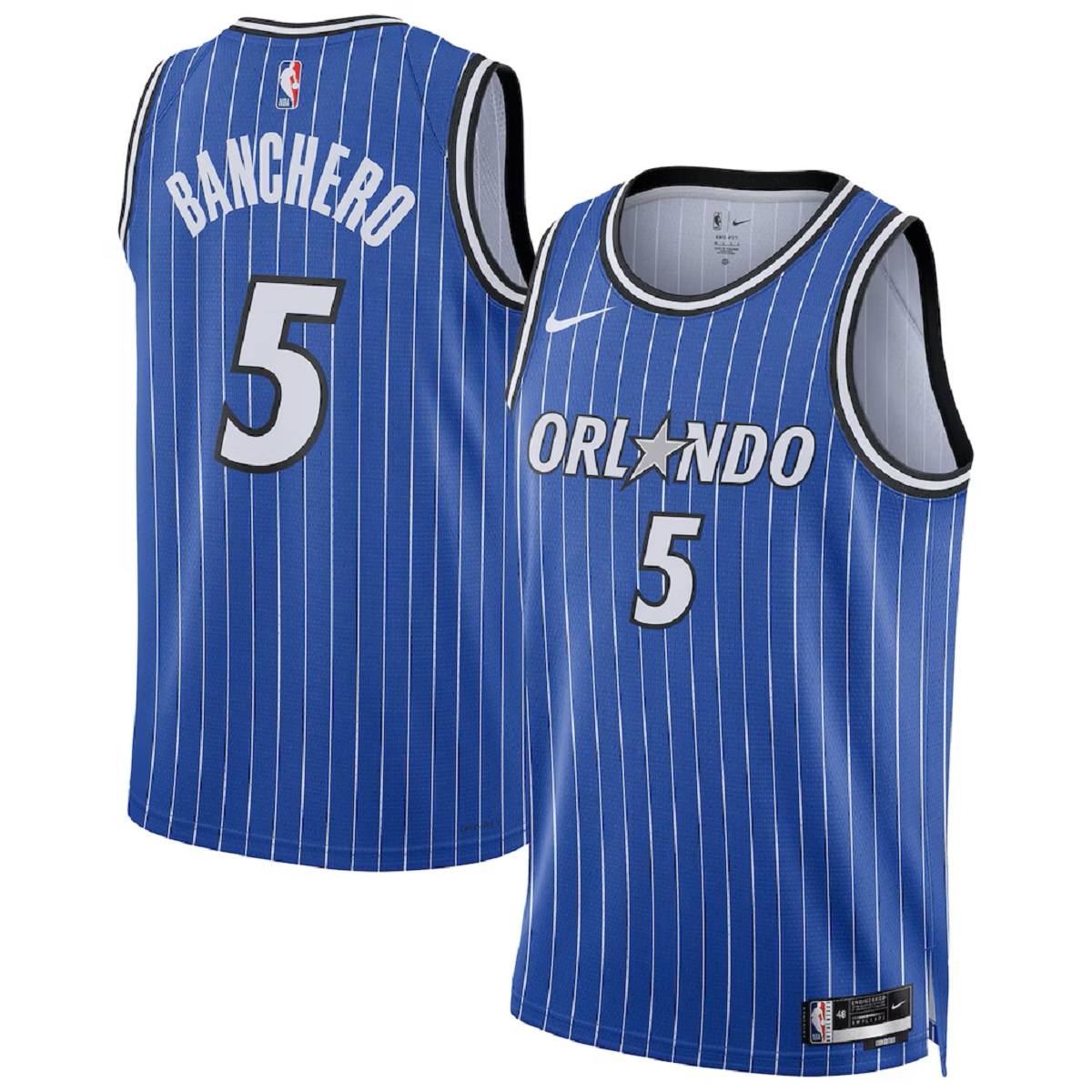 Men's Orlando Magic Paolo Banchero Nike Blue Swingman Player Jersey - Icon Edition