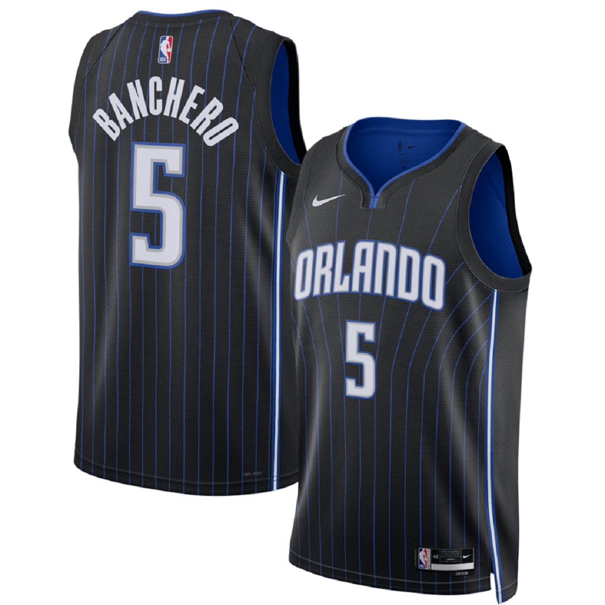 Men's Orlando Magic Paolo Banchero Nike Black Swingman Jersey - Icon Edition