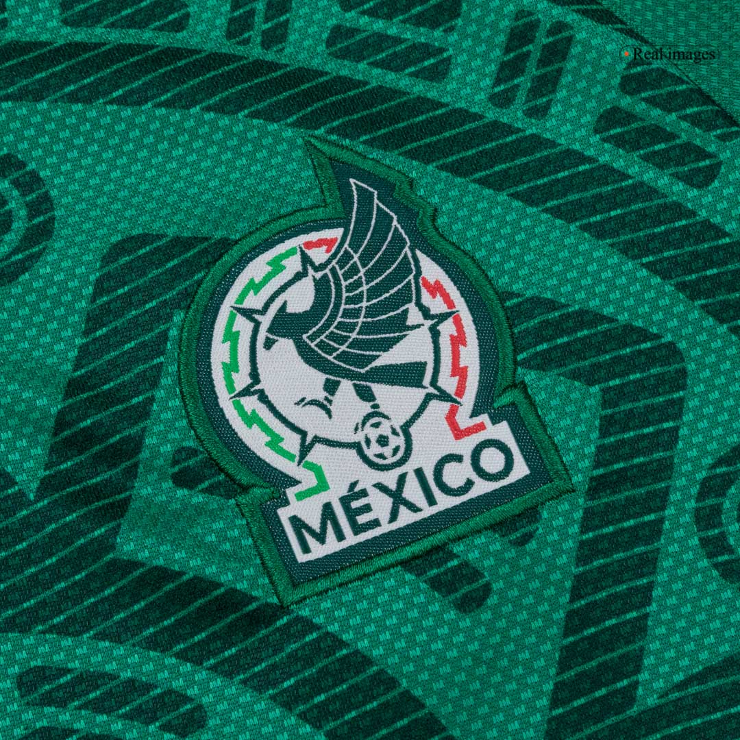 Kid's Mexico Home Soccer Jersey Kit(Jersey+Shorts+Socks) 2026 Green