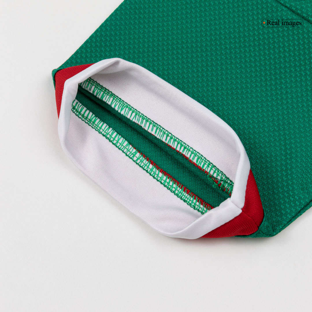 Kid's Mexico Home Soccer Jersey Kit(Jersey+Shorts+Socks) 2026 Green
