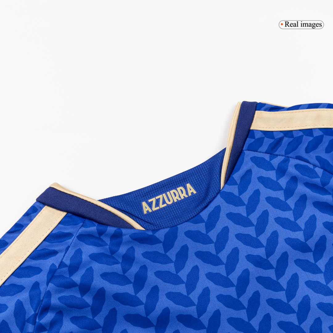 Kid's Italy Home Soccer Jersey Kit(Jersey+Shorts+Socks) World Cup 2026 Blue