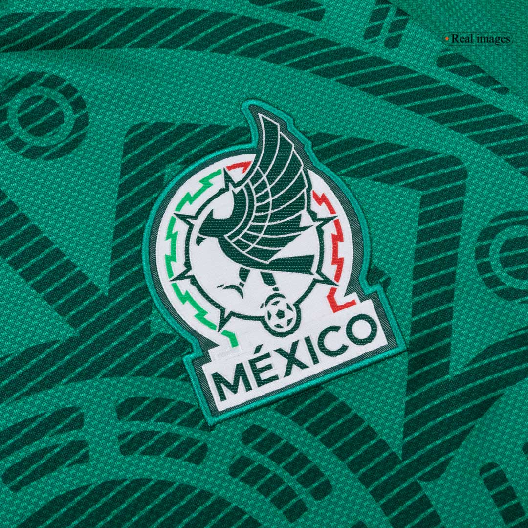 Mexico Home Soccer Jersey Kit(Jersey+Shorts+Socks) World Cup 2026 Green