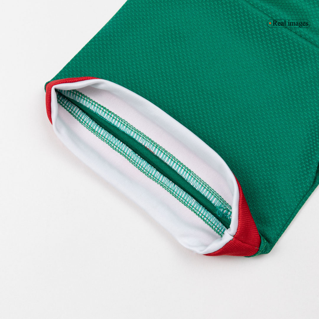 Mexico Home Soccer Jersey Kit(Jersey+Shorts+Socks) World Cup 2026 Green