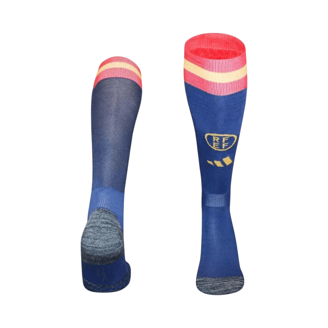 Kid's Spain Home Socks World Cup 2026 Blue