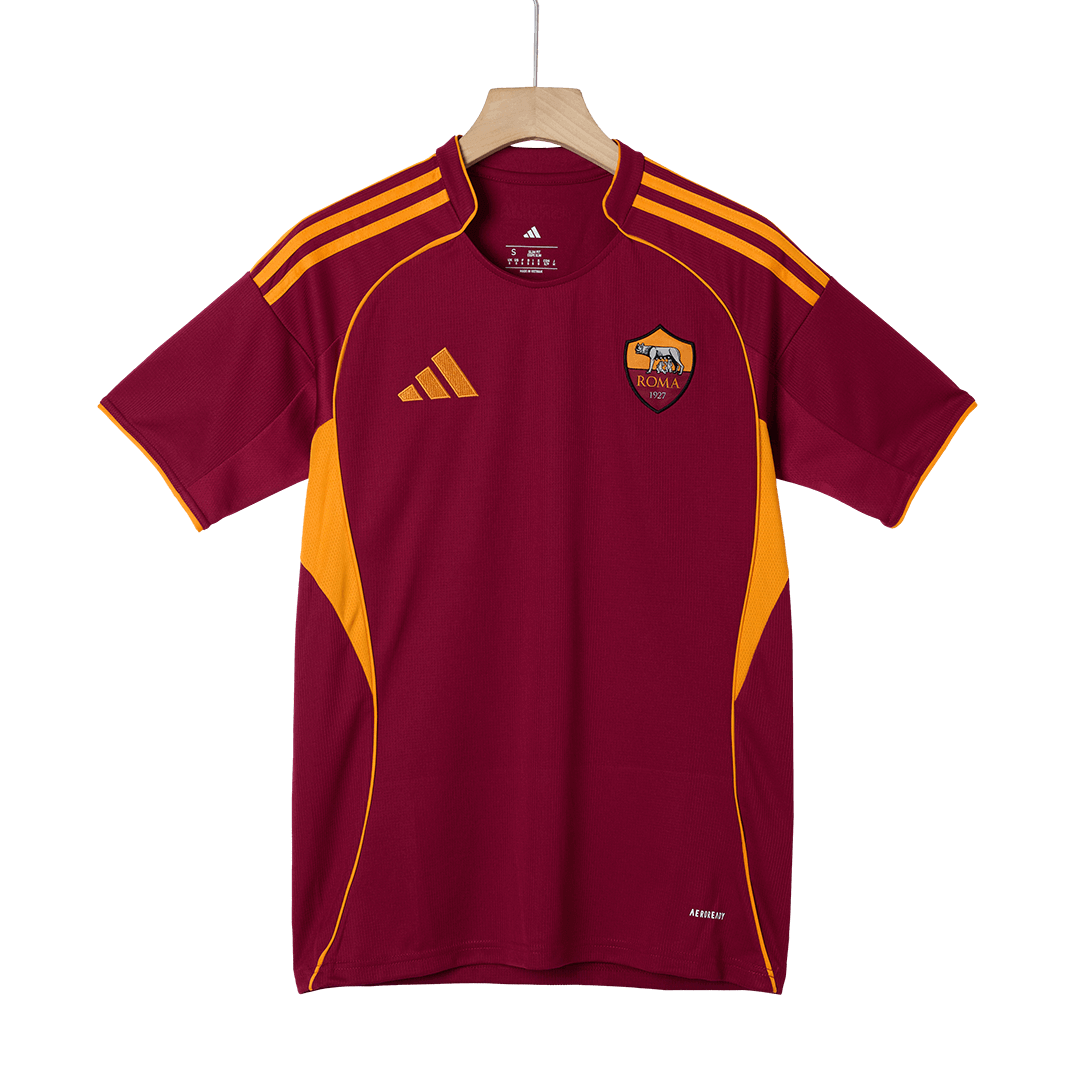 Roma Home Soccer Jersey Kit(Jersey+Shorts) 25/26 Red