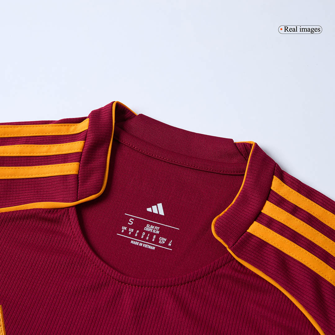 Roma Home Soccer Jersey Kit(Jersey+Shorts) 25/26 Red