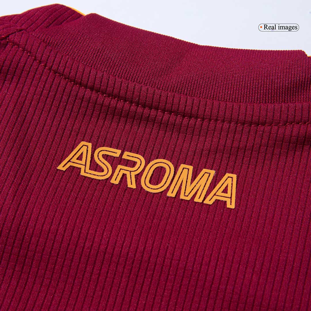 Roma Home Soccer Jersey Kit(Jersey+Shorts) 25/26 Red