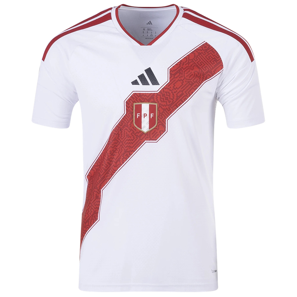 Player Version Peru Home Soccer Jersey World Cup 2026 White