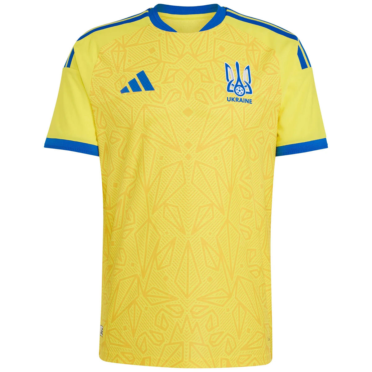 Player Version Ukraine Home Soccer Jersey World Cup 2026 Yellow