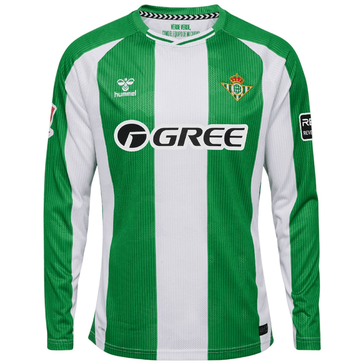 25/26 Real Betis Home Long Sleeve Soccer Jersey Green&White