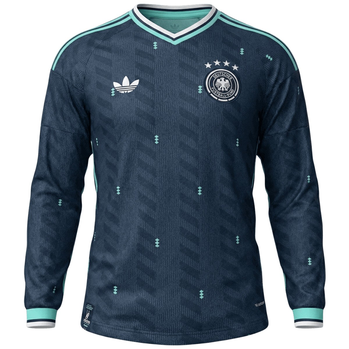 Germany Away Long Sleeve Soccer Jersey World Cup 2026 Navy