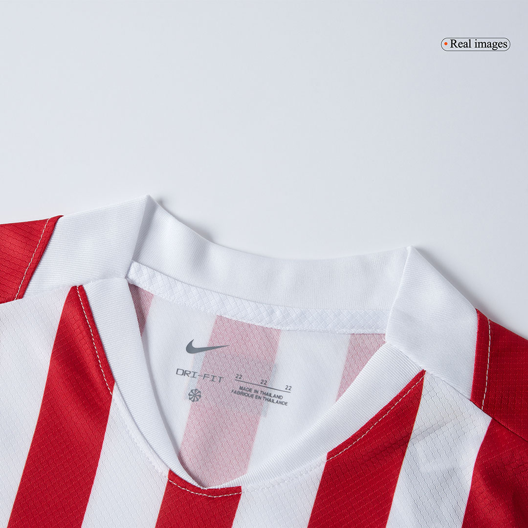 Kid's Atletico Madrid Home Soccer Jersey Kit(Jersey+Shorts+Socks) 2025/26 Red&White