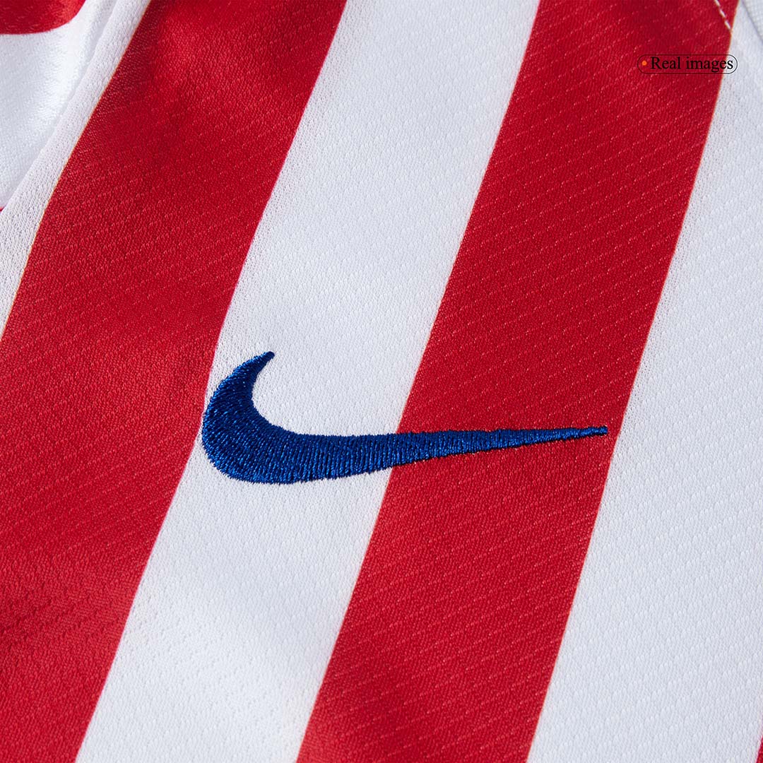 Kid's Atletico Madrid Home Soccer Jersey Kit(Jersey+Shorts+Socks) 2025/26 Red&White