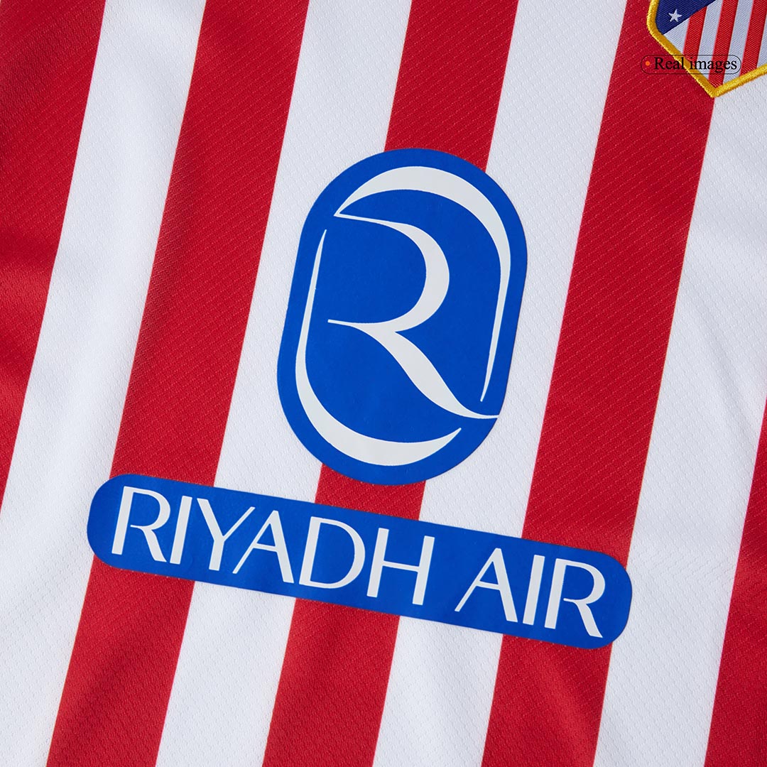 Kid's Atletico Madrid Home Soccer Jersey Kit(Jersey+Shorts+Socks) 2025/26 Red&White