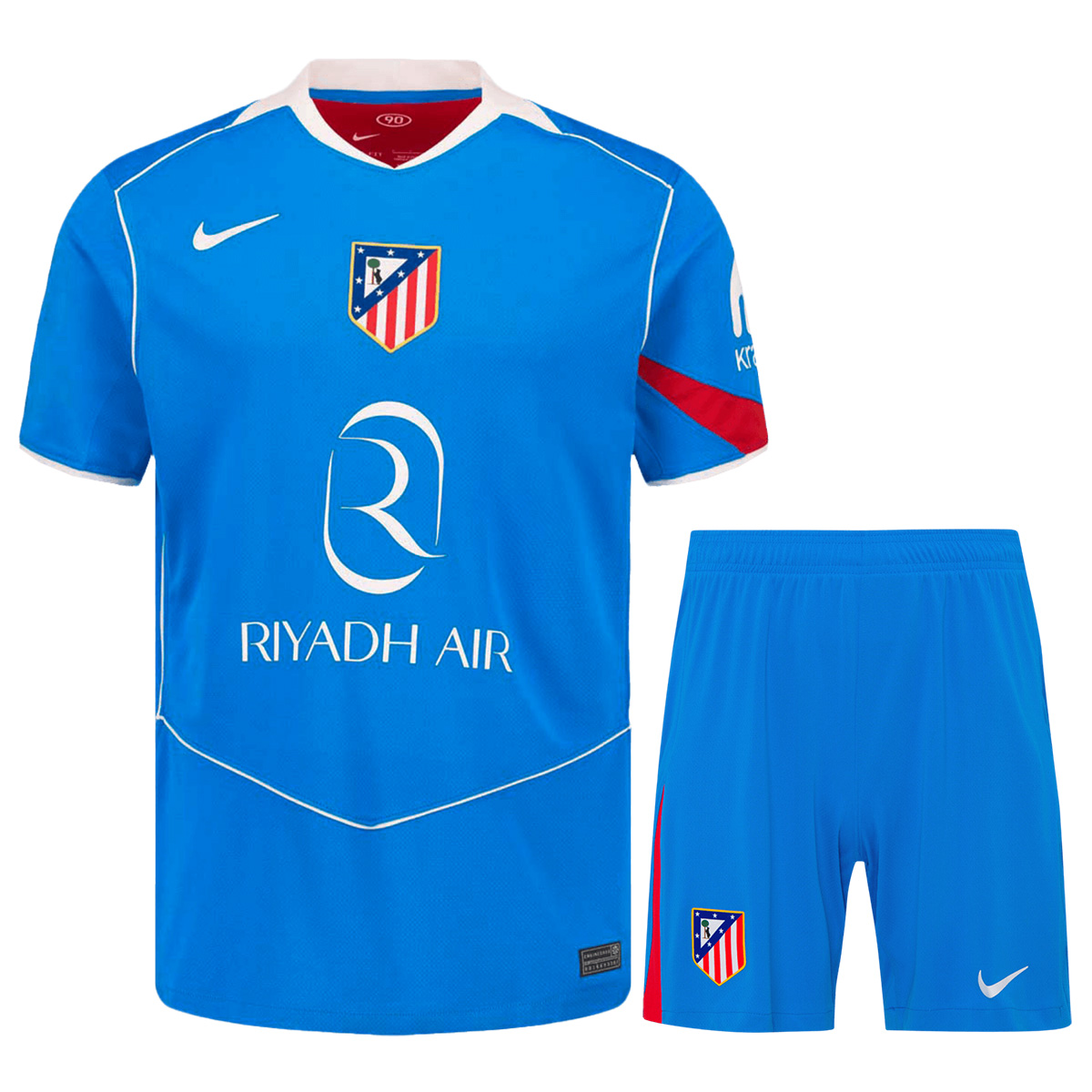 Atletico Madridl Third Soccer Jersey Kit(Jersey+Shorts) 25/26 Blue