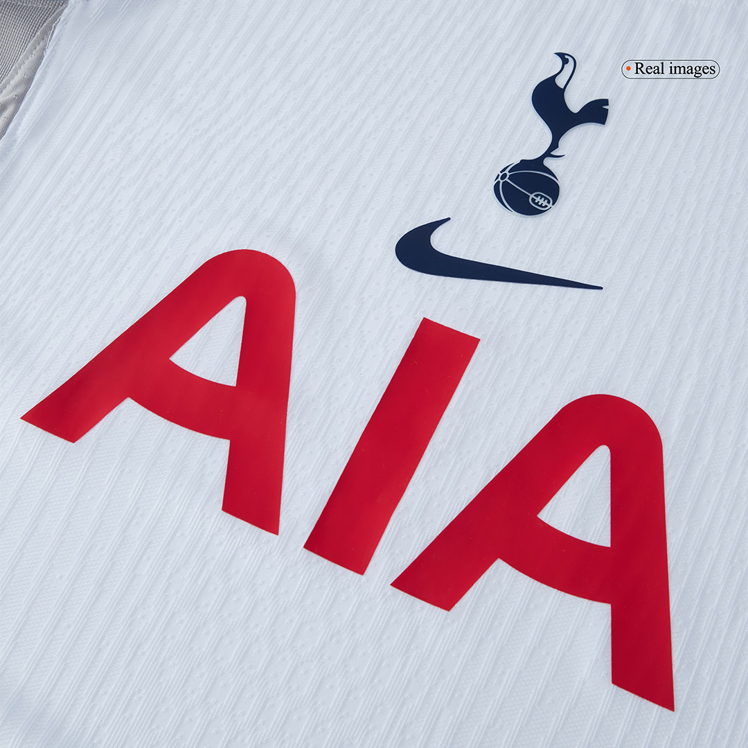 XAVI #7 Authentic Tottenham Hotspur Home Soccer Jersey 2025/26 White - UCL