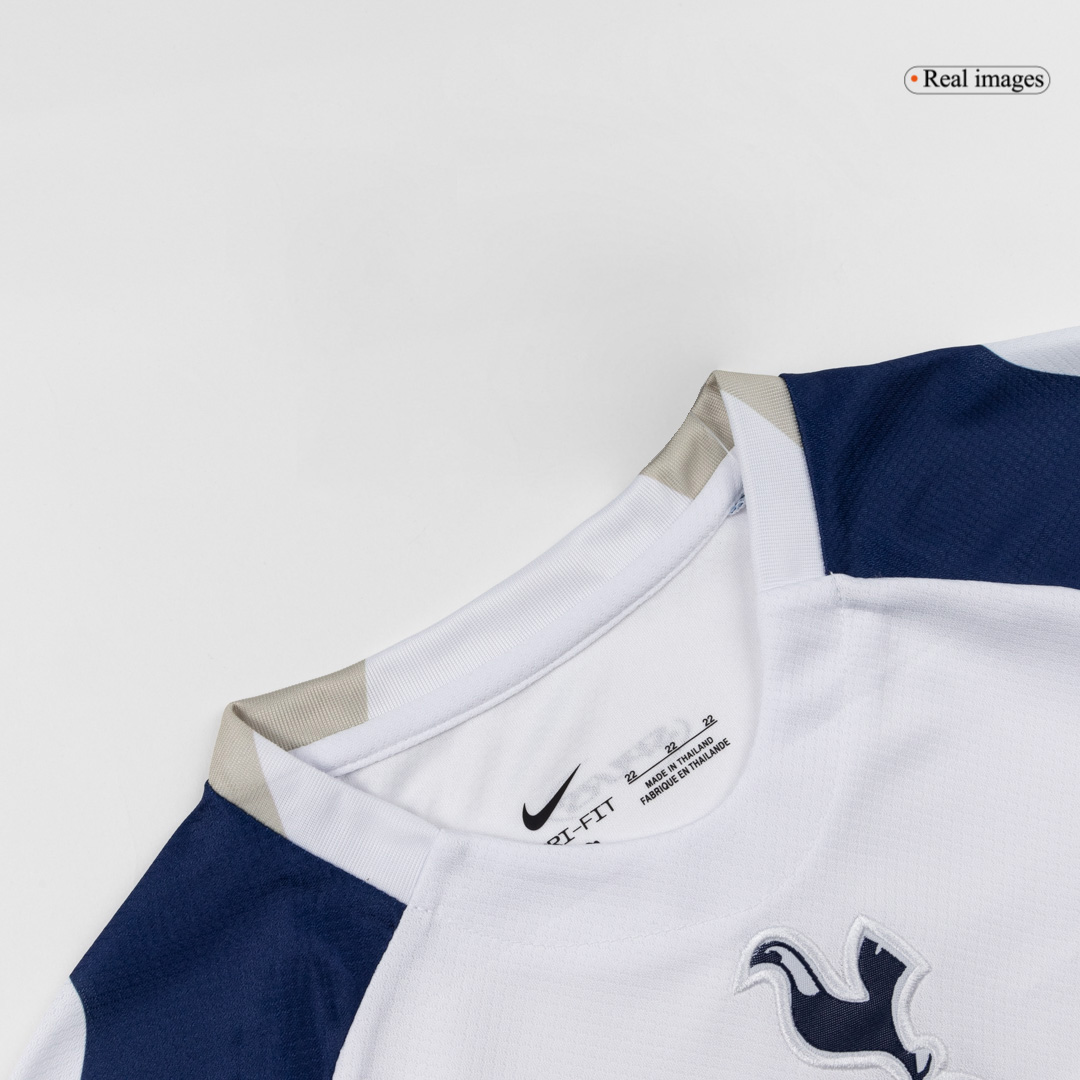 Kid's Tottenham Hotspur Home Soccer Jersey Kit(Jersey+Shorts+Socks) 25/26 White