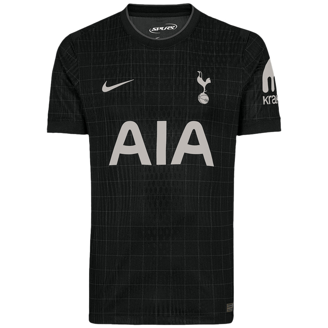 Authentic Tottenham Hotspur Away Soccer Jersey 25/26 Black