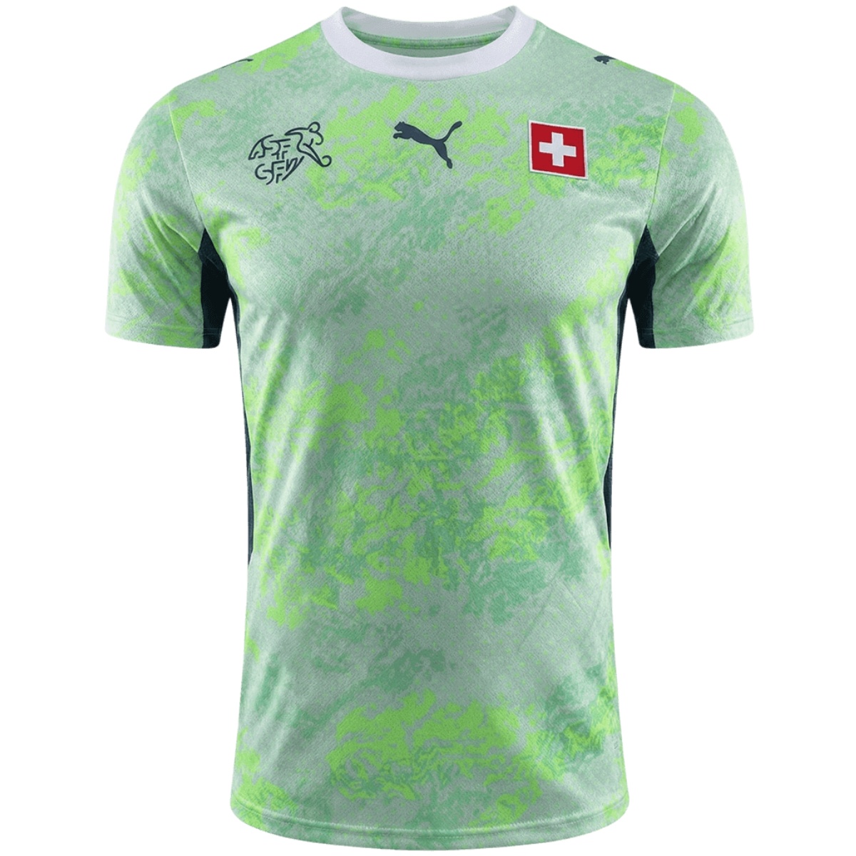 Player Version Switzerland Away Soccer Jersey World Cup 2026 Green