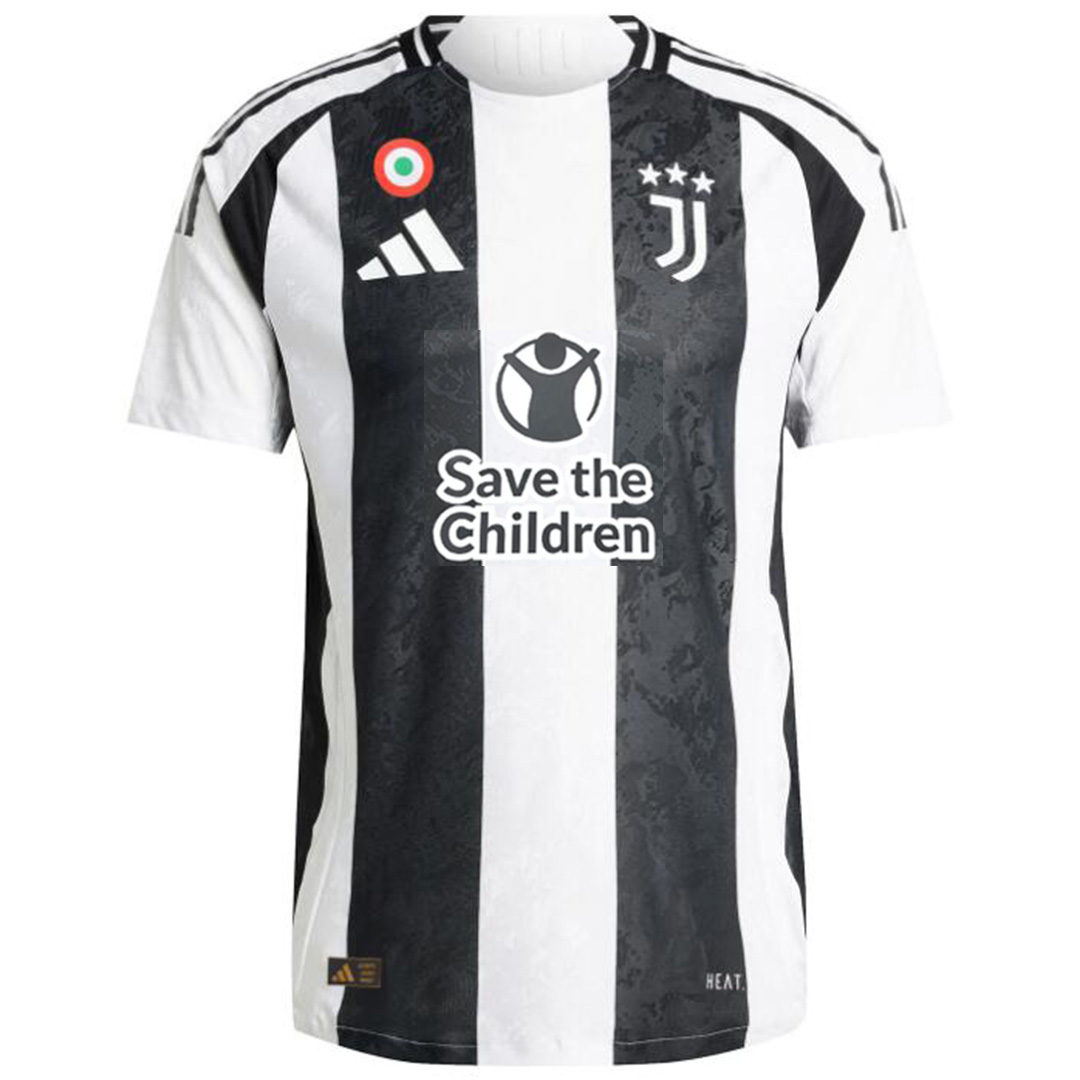 Juventus Home Save  Children Sponsor Match Jersey Player Version 2024/25