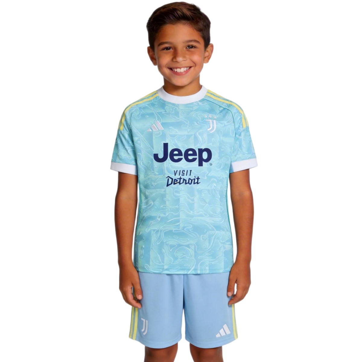Kid's Juventus Away Soccer Jersey Kit 25/26 Blue