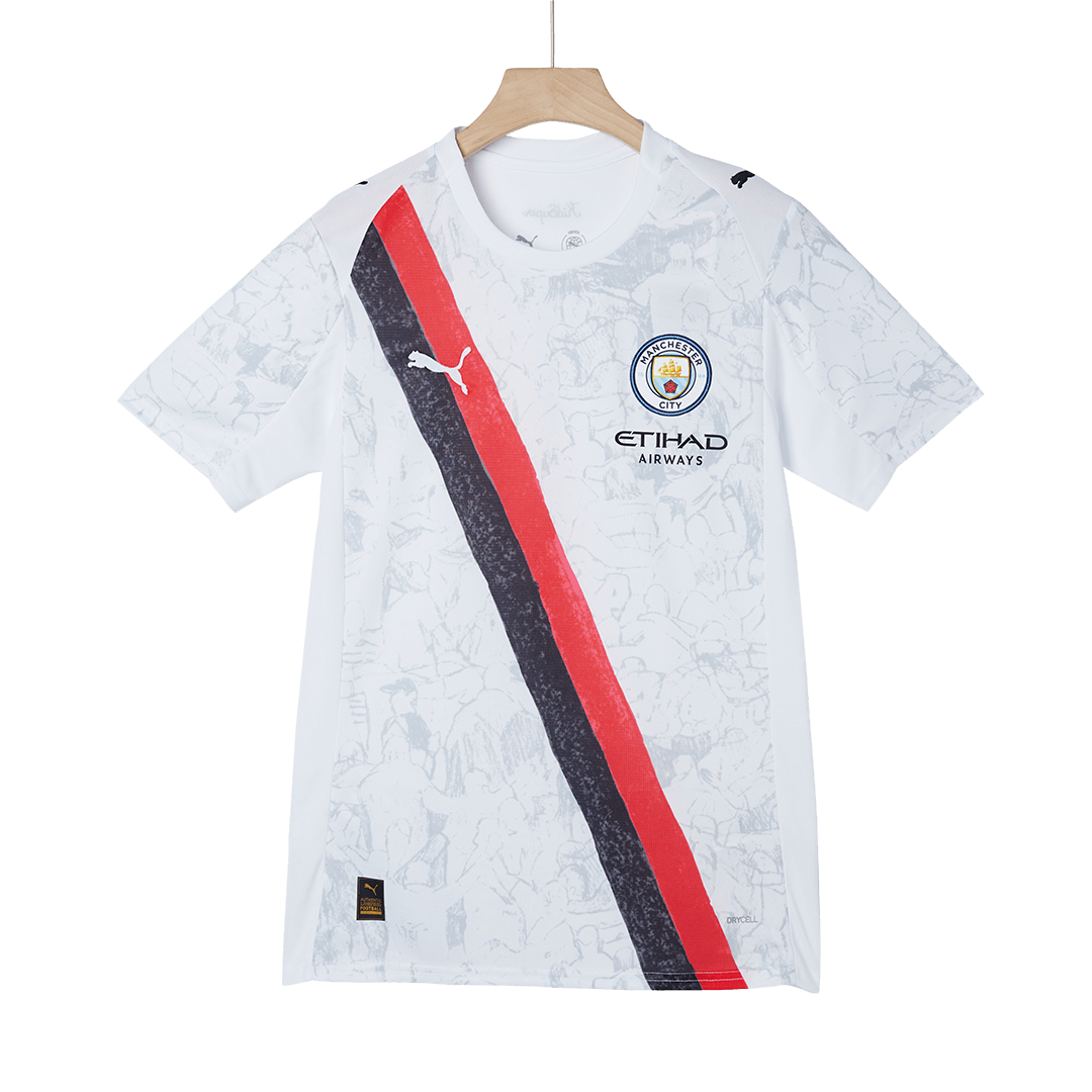 REIJNDERS #4 Manchester City KidSuper Soccer Jersey 2025/26 White - Club World Cup
