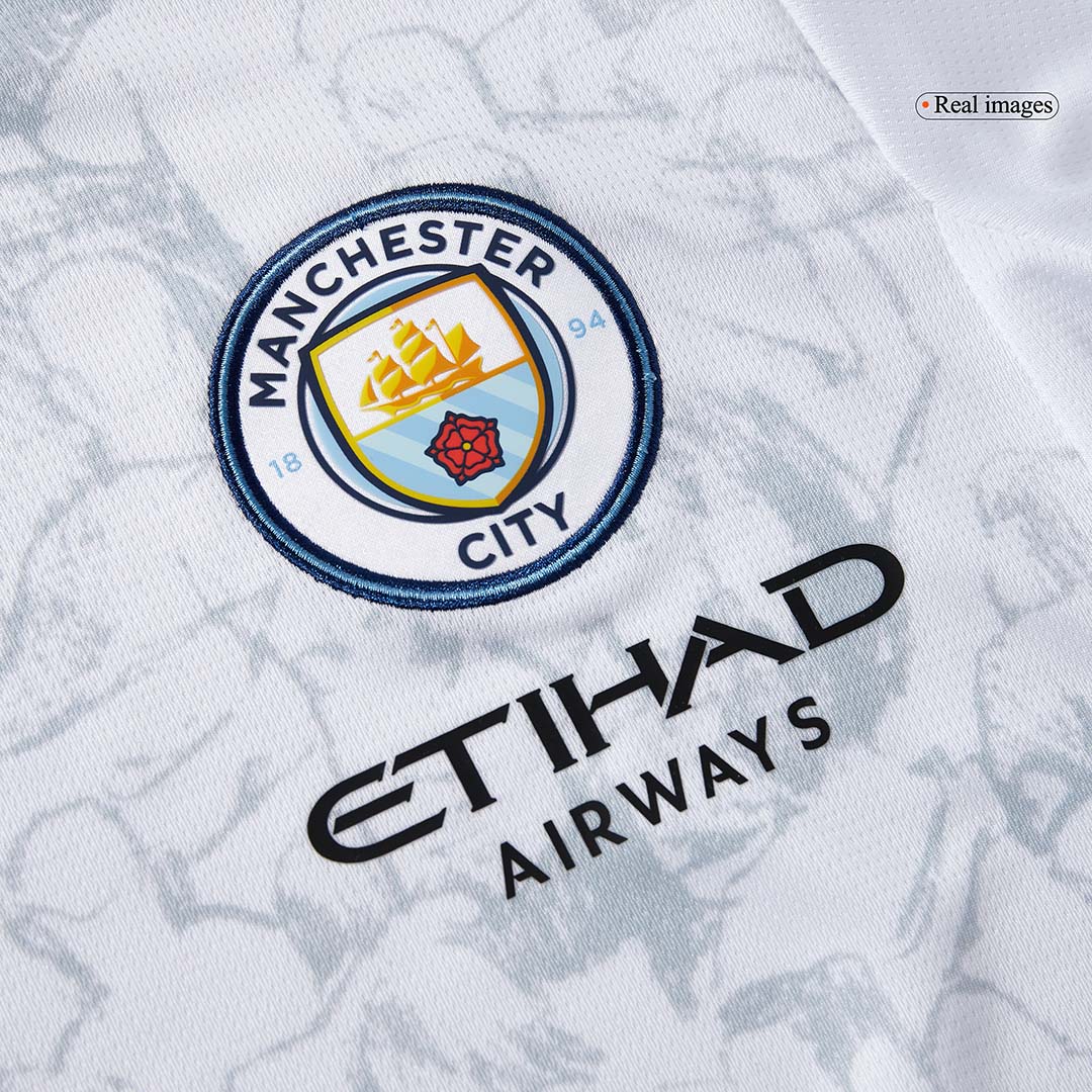 REIJNDERS #4 Manchester City KidSuper Soccer Jersey 2025/26 White - Club World Cup