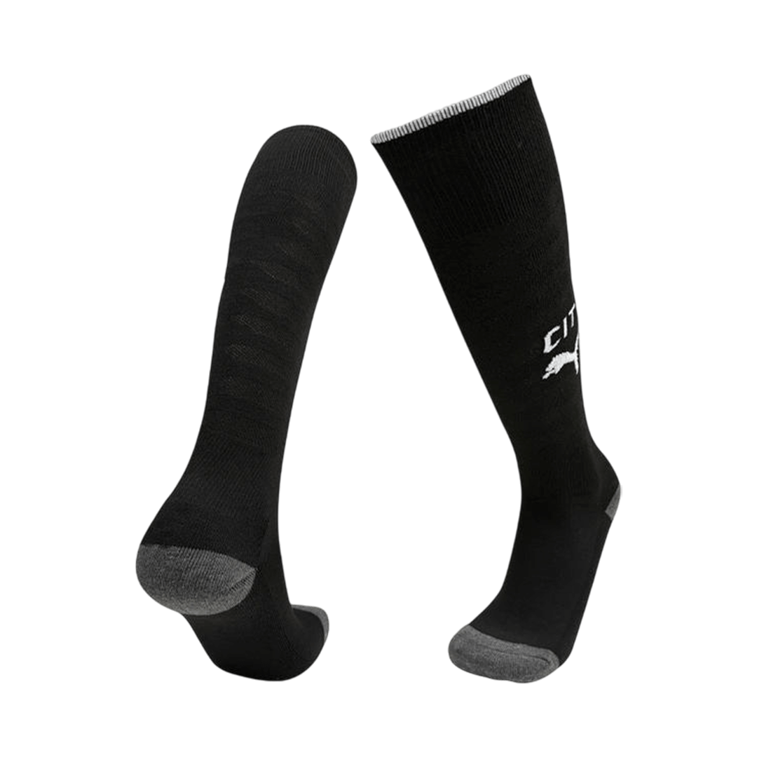 Kid's 25/26 Manchester City Away Socks Black
