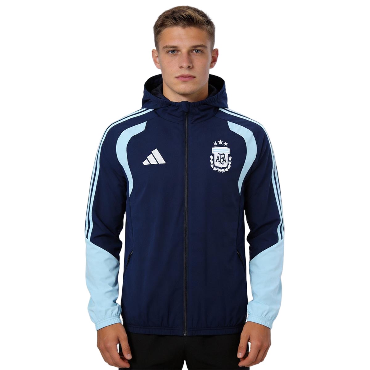 Argentina Hoodie Training Tracksuit Jacket 2026 Navy