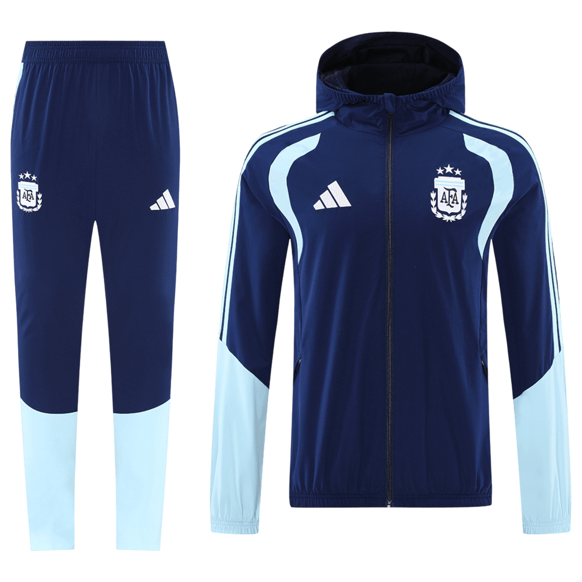Argentina Hoodie Training Tracksuit Kit(Top+Pants) 2026 Navy