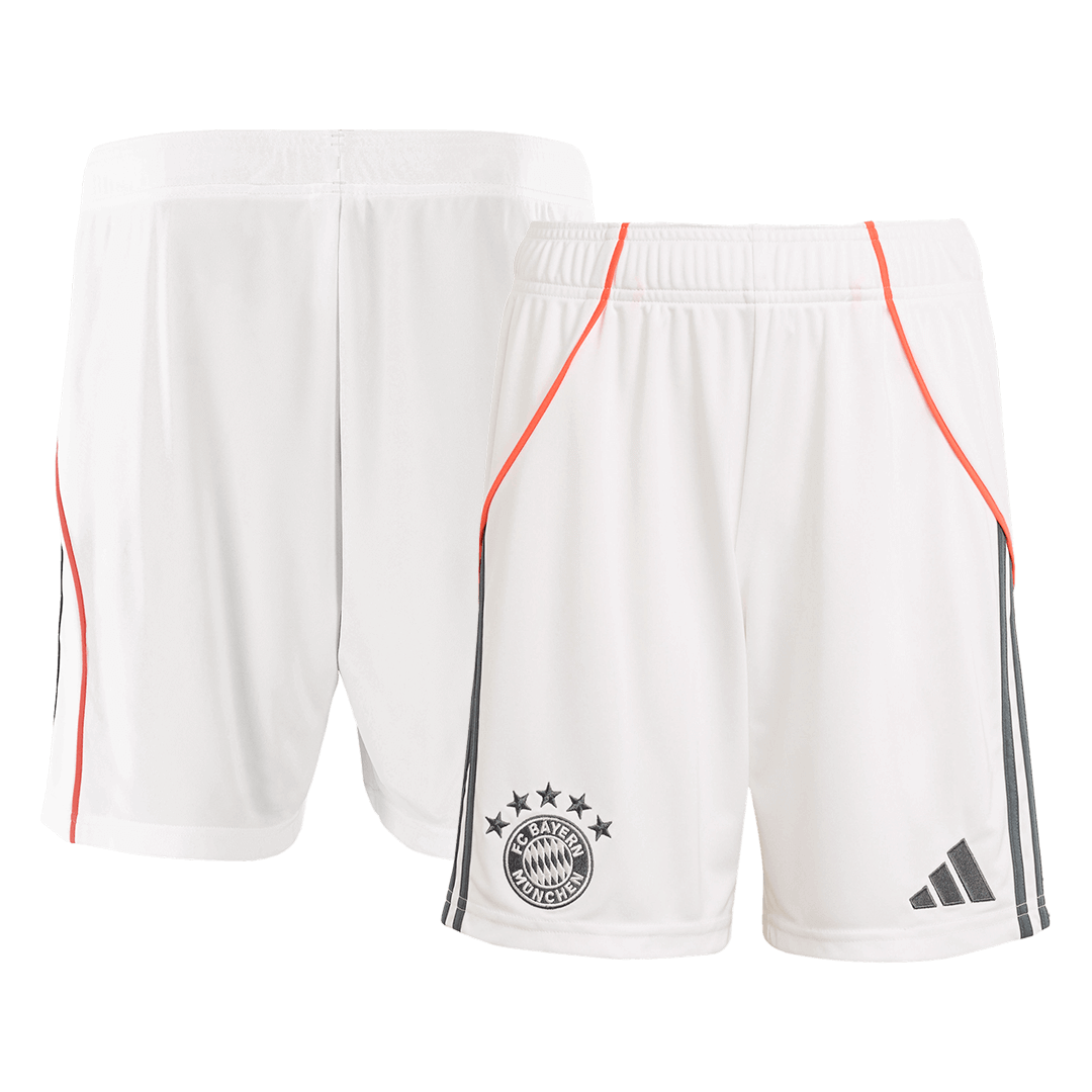 Bayern Munich Away Soccer Jersey Kit(Jersey+Shorts+Socks)  2025/26 White