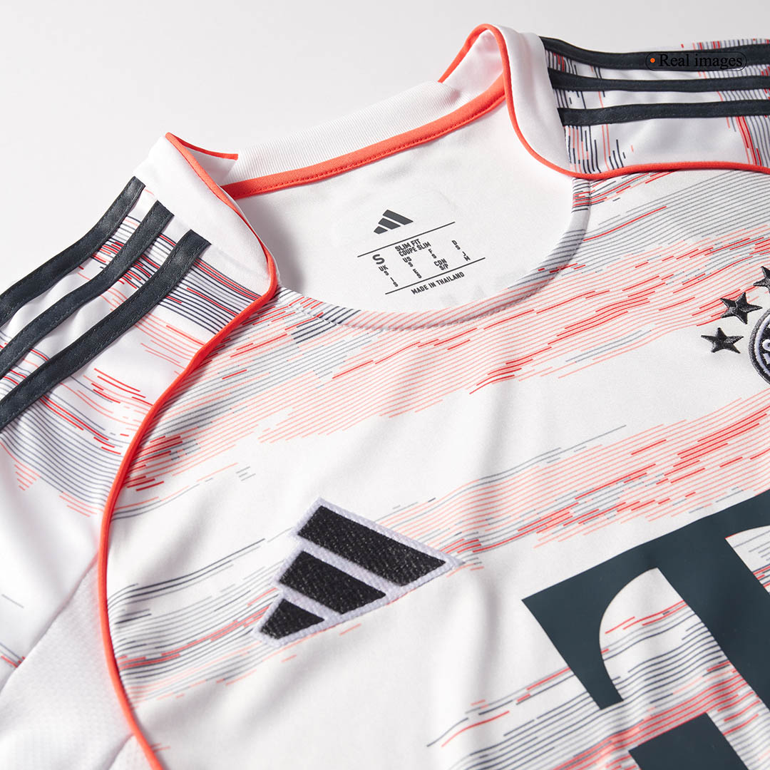 N.JACKSON #11 Bayern Munich Away Soccer Jersey 2025/26 White
