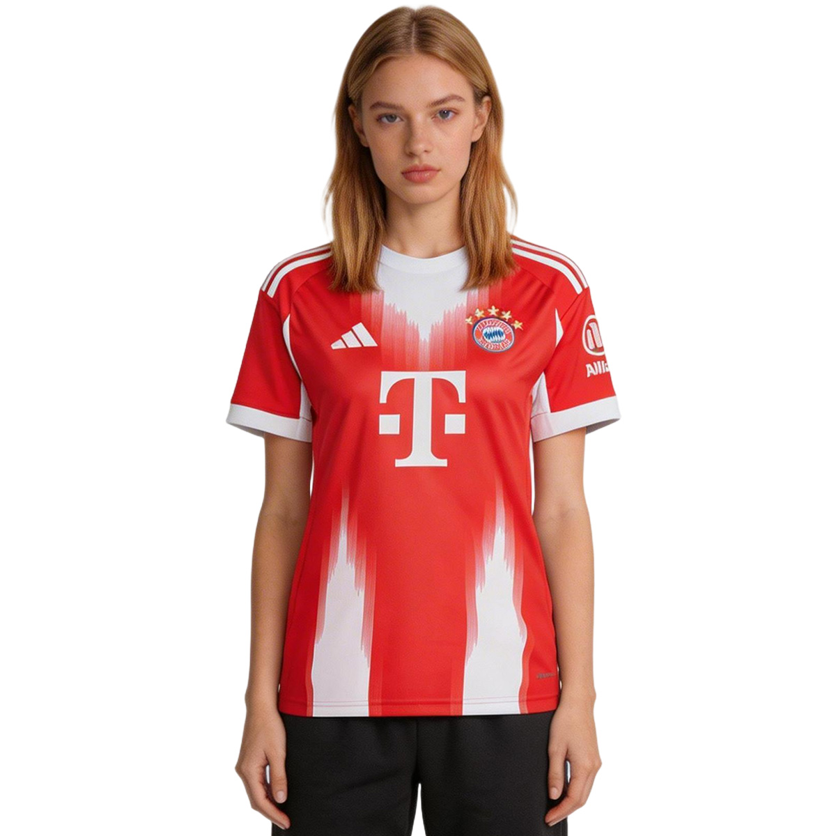 Women's Bayern Munich Home Soccer Jersey 2025/26 Red